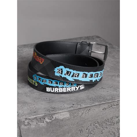 burberry london check printed belt|BURBERRY .